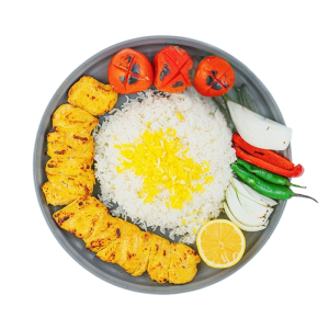 چلو جوجه کباب (سینه)