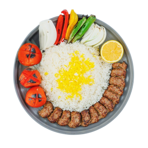 چلو کباب کوبیده