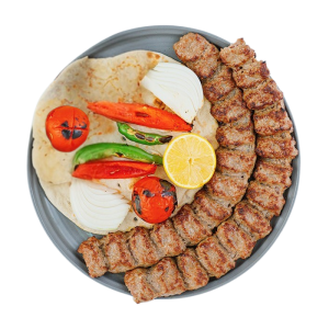 خوراک کباب کوبیده 2 سیخ